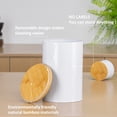 thumbnail image 6 of Yangbaga Galvanized Bamboo Latex-Free Natural Rubber Modern Food Storage Canisters, Set of 6, 6 of 6