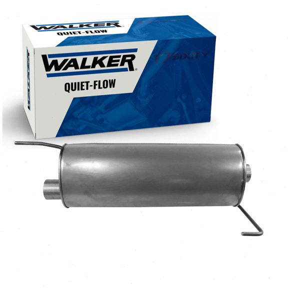 Walker Quiet-Flow Exhaust Muffler compatible with Ford F-150 3.5L 5.0L 6.2L V6 V8 2011-2019