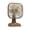Brown, variant on mdesiwst Desktop Fan Quiet Low-Noise Motor Multi-Speed Adjustable Wind 39 Degree Adjustable Head Square Design Fan with Night Light