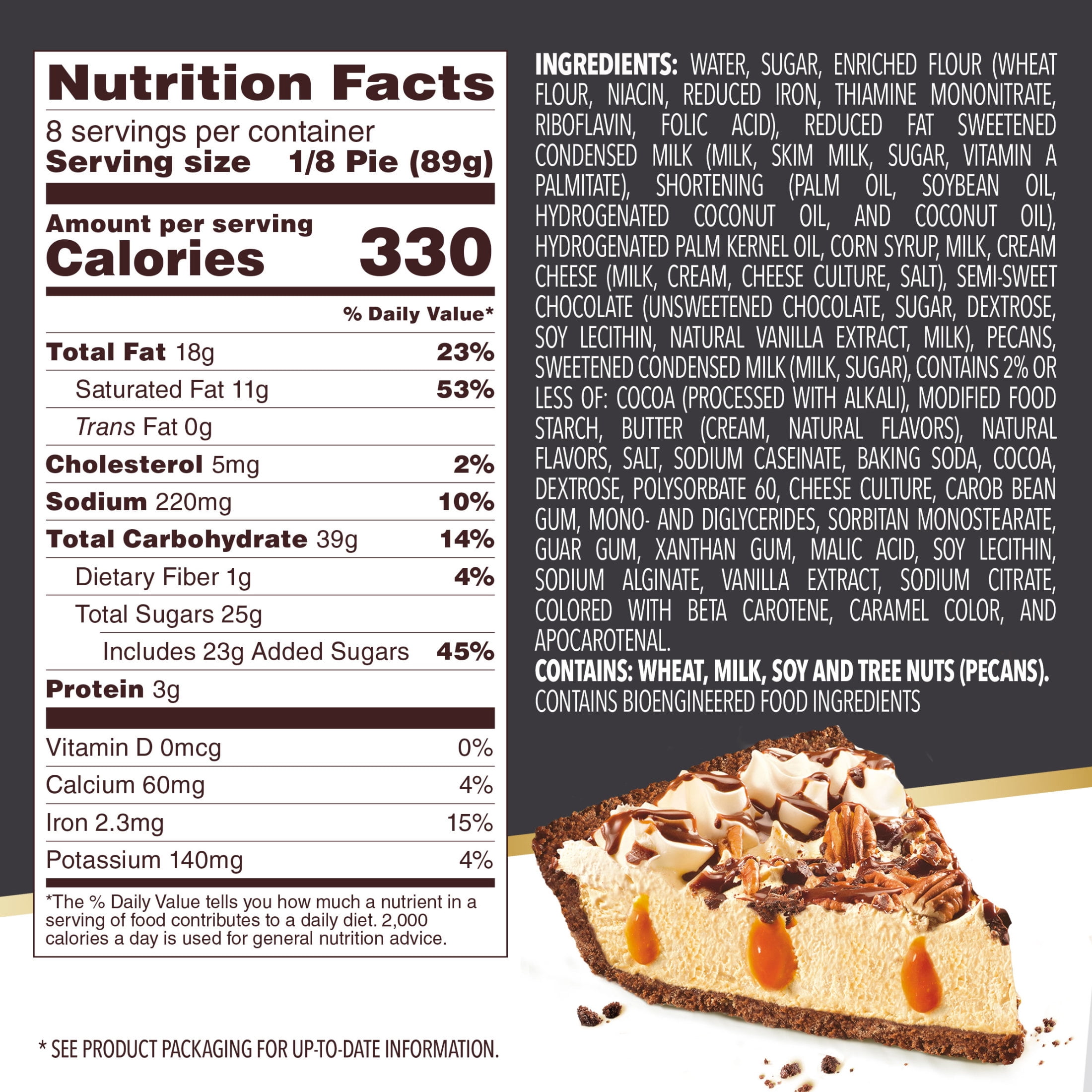 Edwards Frozen Turtle Crème Dessert Pie, 25.1 oz