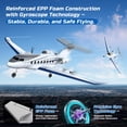thumbnail image 3 of Avión de control remoto RC Plane DEERC G650 Private Jet de 3 canales, 3 of 6