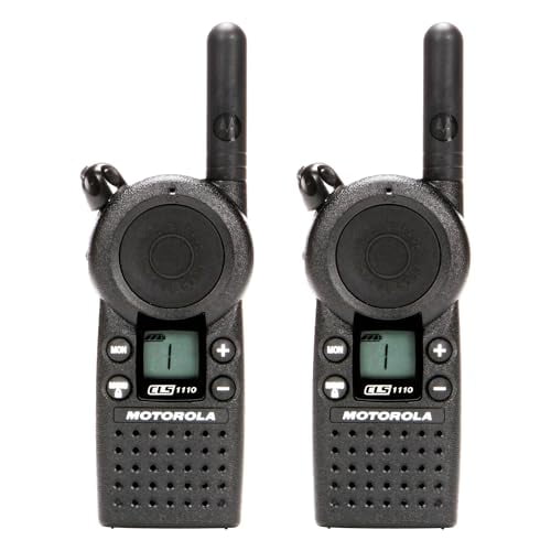 2 Pack of Motorola CLS1110 Two Way Radio Walkie Talkies (UHF)