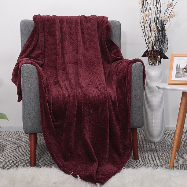Luxury Decorative Flannel Fleece Blanket Soft Sofa Throw Couch Cover Plush Microfiber Blanket