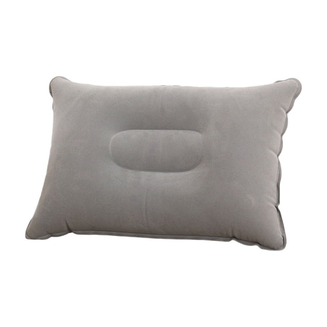Hxlamzoo Plushs Rectangular Inflatable Pillow - Quick Inflate & Portable Design for Napping, Camping, Travel - Lightweight Comfort & Neck Support