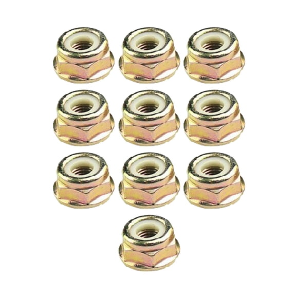 10 tuercas roscadas para recortadora M10x1,25, accesorio para caja de cambios, accesorio liviano, reemplazo universal fácil de instalar