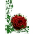 thumbnail image 3 of CafePress - Rose With Four Leaf Clovers - Women's Dark Pajamas, 3 of 4