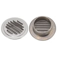 thumbnail image 3 of Housse de Grille d'Aération en Acier Inoxydable de 4 Pouces, Évent de Grille à Persiennes pour Mur, Sortie de Ventilation avec Conception en Maille Fine, Ardillon Ajustable, Coupe-Vent et Imperméable, 3 of 7