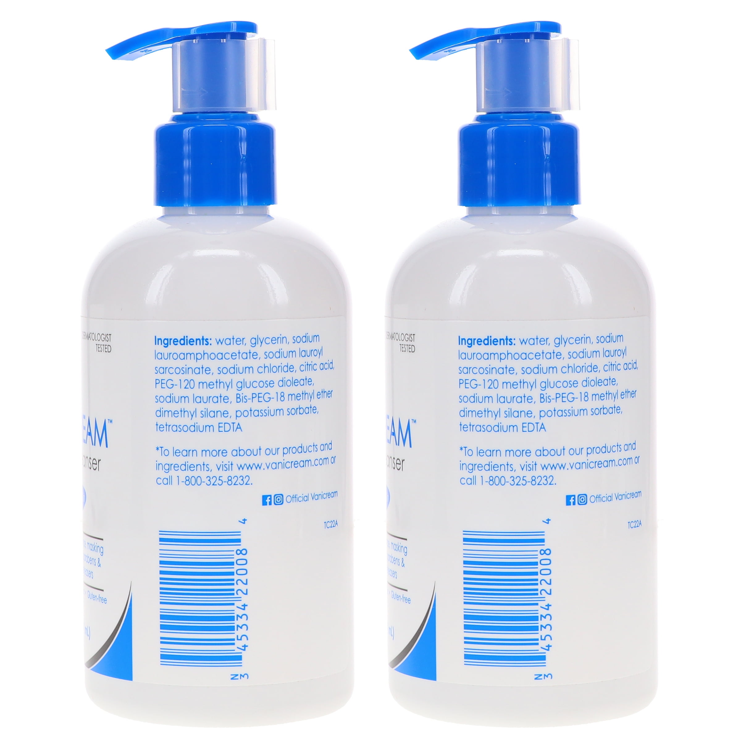 Vanicream Liquid Cleanser 8 oz 2 Pack