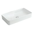 thumbnail image 2 of Karran Usa Vc-506 Valera 24-1/4" Rectangular Vitreous China Vessel Bathroom Sink - White, 2 of 5