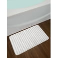 thumbnail image 2 of Kittens Bath Mat, Simple Drawn Animal Cartoon Cats Repetition on Plain Background, Plush Bathroom Decor Mat with Non Slip Backing, 29.5" X 17.5", Pale Purpleblue Coral, by Ambesonne, 2 of 2