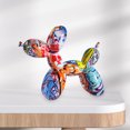 thumbnail image 3 of Perro Escultura Estatua Colorido Lindo Perro Ornamento Regalo Habitación Decoración Escritorio Accesorios Hugtrwg Para estrenar, 3 of 6