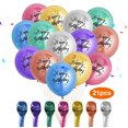 thumbnail image 2 of Assorted Purple, Confetti Balloons 12 Inch Multicoloured with Easy Inflate - Air or Helium, Perfect for Children's Gatherings, 2 of 8