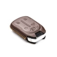 thumbnail image 3 of Vitodeco Leather Smart Key Fob Case Compatible with Chevrolet Silverado 1500, 2500, 3500, GMC Sierra (2019 - 2023 Models) - 5-Button, Brown, 3 of 5
