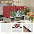 thumbnail image 6 of TSOVTHRID Air Fryer Toaster Oven Dust Cover, Winter Protective Countertop Microwave Oven Cover for Home Indoor Christmas Decor, Snowman Christmas Tree Cane Candy Print, 20.9"W x 15.7"D x 12.4"H, L, 6 of 7
