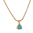 thumbnail image 4 of Collares para Mujer Oro 18k con Piedra de Nacimiento, LuckyLy Acero Inoxidable Baño Oro 18k, Cadena y Dije – Joyería ideal como Regalos para Mujer Cumpleaños y Regalos para Mamá turquesa Diciembre, 4 of 7