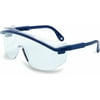 Uvex S2710 Astrospec 3000 Slim Safety Eyewear, Blue Frame, Clear Ultra-Dura Hardcoat Lens