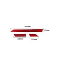 thumbnail image 3 of Real Bright Soft Car Interior Carbon Fiber Sticker Decoration3Pcs For Toyota Tundra 2014-2018 Red Carbon Fiber Console Dashboard CoverAuto Car Protection Interior Accessories, 3 of 8