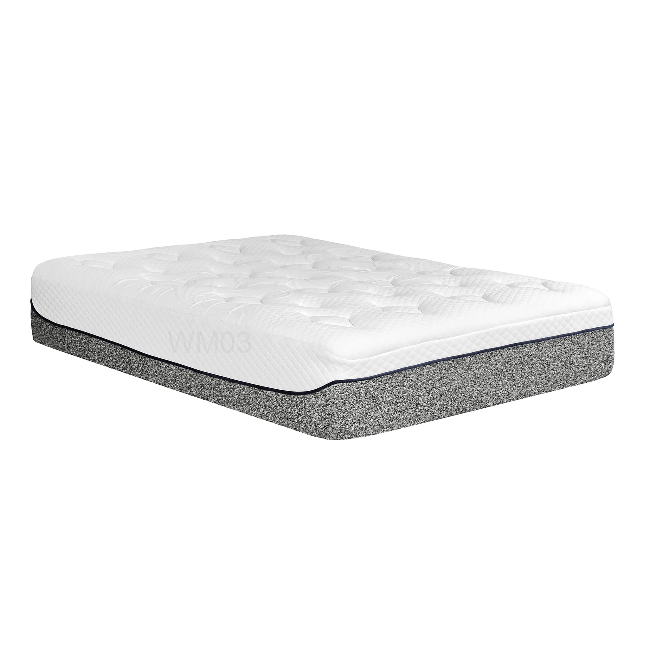 CHAMPFLAG Gel Memory Foam Mattress Full Size, Medium Firm, CertiPUR-US Certified, Motion Isolation, Bed in a Box, Grey