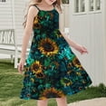 thumbnail image 7 of 7-8 Years Girls Summer Dress Casual Party Sleeveless Dress Sundress, 7 of 7