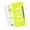 Light Green, variant on THLKIF 4 Subject Spiral Notebook with Divider Tabs,Extra Thick Refillable Notebook Coil Binding and Planner Flags for Students Specialists B5 Portable Design High Page Count Coil Border Notebook ﻿ ﻿