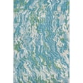 thumbnail image 2 of Addison Rugs Mayfield Premium Machine Washable Transitional Swirls Teal Rectangle Rug, 9' x 12', 2 of 6