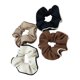 thumbnail image 4 of 4x moda mujer zos para el cabello Scrunchies diadema elástica titur diadema para damas niñas cumpleaños estilo de boda Soledad Lazos De Cabello De Niña, 4 of 10