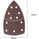 thumbnail image 2 of Sandpaper Triangles, 60pcs 10* (p40/60/80/120/180/240), (105 Mm X 152 Mm), 2 of 5