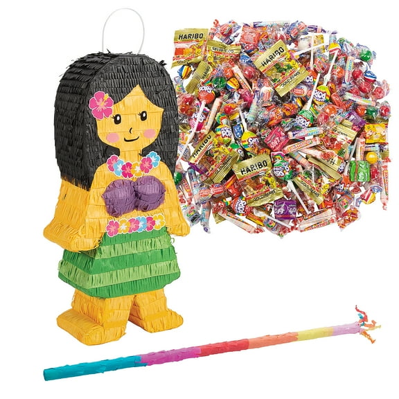 Fun Express Hula Girl Piñata Kit – 208 Pieces
