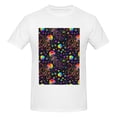 thumbnail image 4 of Bingfone Rainbow Jellyfishes Men'S Loose Fit Short-Sleeve Pocket T-Shirt, 4 of 7