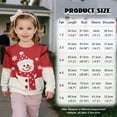 thumbnail image 7 of Yuyamidu Christmas Snowman Sweatshirt for Toddler Girls 1-2T Ruffle Shoulder Crewneck Sweatshirts Long Sleeve Pullover Tops Winter Holiday Clothes Lightweight Soft Workout Outfits, 7 of 7