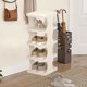 thumbnail image 5 of Organizador Multicapa para zapateros | Estantería de almacenamiento de plástico de 5 niveles | Blanco, Naranja, Azul | Diseño de puertas que ahorran espacio | Montaje sencillo sin herramientas, 5 of 6