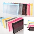 thumbnail image 4 of Bolsas de malla con cierre de cremallera, bolsa larga, organizador de maquillaje, belleza, 5 unidades, 4 of 9