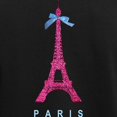 thumbnail image 3 of CafePress - Pink Paris Eiffel Tower Women's Dark Pajamas - Women's Short Sleeve Print T-Shirt and Pants Dark Cotton Pajama Set, 3 of 7