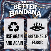 Lightweight Americana 22x22 6-Pack Bandana Set