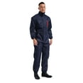 thumbnail image 2 of Choomomo Men's Work Overall Uniform Working Coveralls Jumpsuits Welding Suit Car Repair Workshop Mechanic Navy Blue 175/XL, 2 of 7