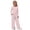 Light Pink, variant on Girls 2 Piece Casual Sets Long Sleeve Crew Neck Top Straight Pants Outfits Kids Stylish Clothing Spring Fall Outfits Lounge Sets Blackish Green