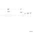 thumbnail image 7 of WAC Lighting View 20" 3-CCT 2700K LED Aluminum Bathroom Vanity Light in Black, 7 of 7