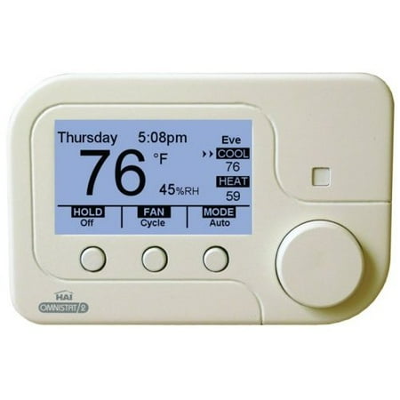 Hai Multistage Omnistat2 with Humidity Control for Conventional and Heat Pump Systems, White