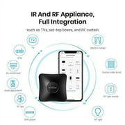 BroadLink RM4 pro Smart IR/RF Remote Control Hub with Sensor Cable-WiFi IR/RF Blaster for Smart Home Automation, TV, Curtain, Shades Remote, Works with Alexa, Google Assistant, IFTTT (RM4 pr