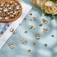 thumbnail image 5 of 40 sets Iron Boot Lace Hooks for Climbing and Outdoor Shoes with Rivets Oval Golden 22x14x3mm Hole: 4mm Button Cover: 8x4mm Rivet: 8x4mm Hole: 2mm Iron, 5 of 6