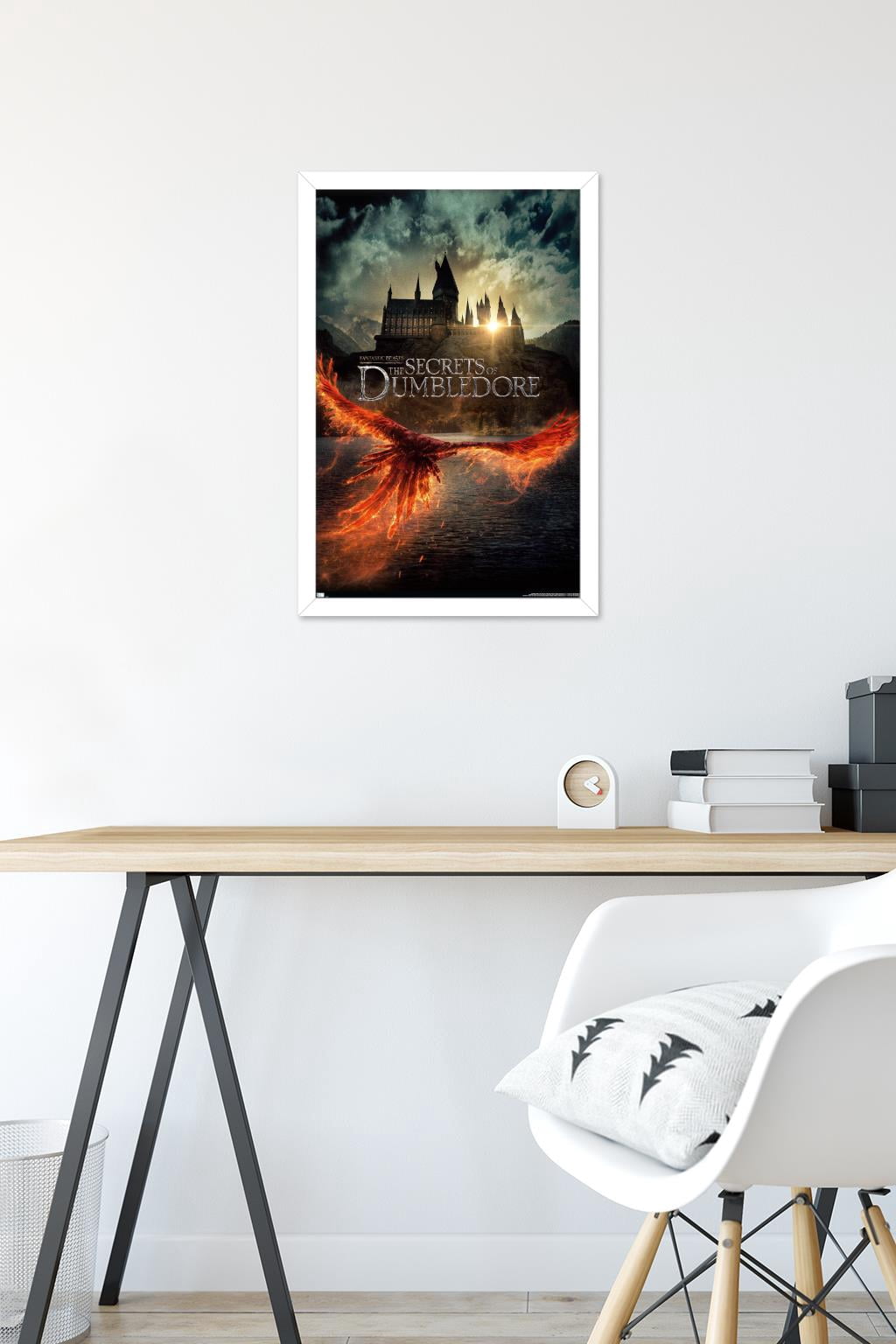 Fantastic Beasts: The Secrets of Dumbledore - Teaser One-Sheet Wall Poster, 14.725" x 22.375" Framed