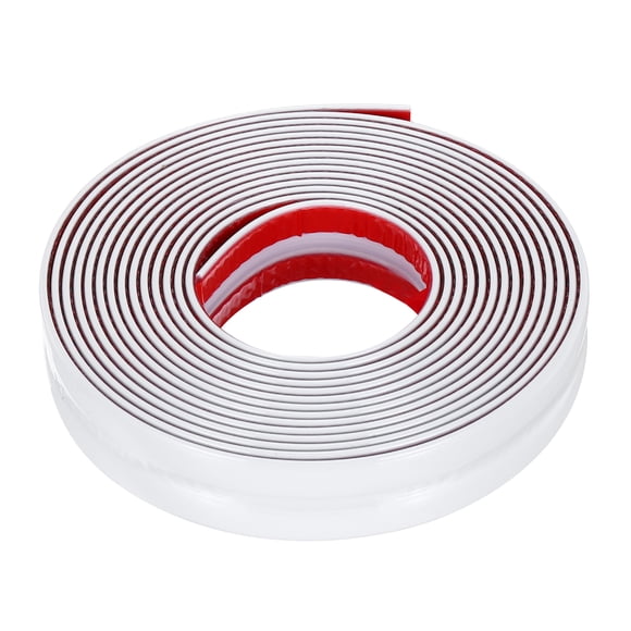 Uxcell Wall Corner Protectors, Self-Adhesive Furniture Edge Guard, Wall Molding Trim for Furniture Wall Corner Home Decor, Bright White 0.08"x0.8"x11 ft