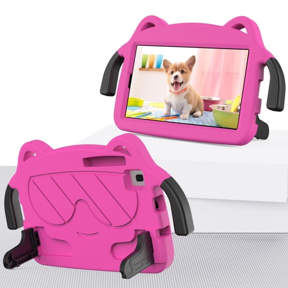 Case For Samsung Galaxy Tab A7 Lite 8.7 2021 SM-T220 T225 T227 Kids EVA Tablet Cover For Samsung Galaxy Tab A 8.0 T290 T295 Case RoseRed Black A7Lite 8.7 T220 T225