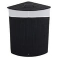 thumbnail image 2 of Barara King Laundry Hamper, Laundry Basket,Mesh Laundry Bags,Corner Bamboo Hamper Laundry Basket-Black, 2 of 8