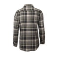 thumbnail image 4 of The American Outdoorsman Men's Midweight Long-Sleeve Flannel Shirt Western Plaid Button-Down (Rust, XL), 4 of 6