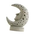 thumbnail image 4 of Quemador de incienso de resina con diseño de luna, adorno para cono y varilla para cualquier ocasión. Gris, 4 of 9