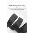 thumbnail image 7 of Jessboyy Men's Canvas Woven Belt No Hole Automatic Buckle Ratchet Belts Work Casual Outdoor Hiking Adjustable Web Belt Gray,Free Size, 7 of 7