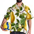 thumbnail image 4 of pear Men's Casual Short Sleeve Button Down Shirts - Printed Summer Beach Tops for Men and Women, 4 of 6