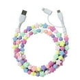 thumbnail image 1 of USB To Type-C Beaded Phone Chargers For C Bead Fast Charging PVC Multi Charger Cable USB To Type-C type+2, 1 of 8