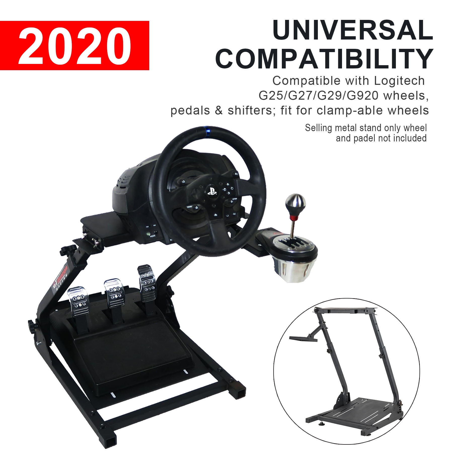 roestvrij ui historisch Elkmont Upgraded Foldable G29 Racing Steering Wheel Stand Plus Gearshift Mount - Walmart.com roestvrij ui historisch Elkmont Upgraded Foldable G29 Racing Steering Wheel Stand Plus Gearshift Mount - Walmart.com
